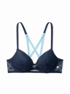 Victoria’s Secret Lace Push Up Strappy Back Bra